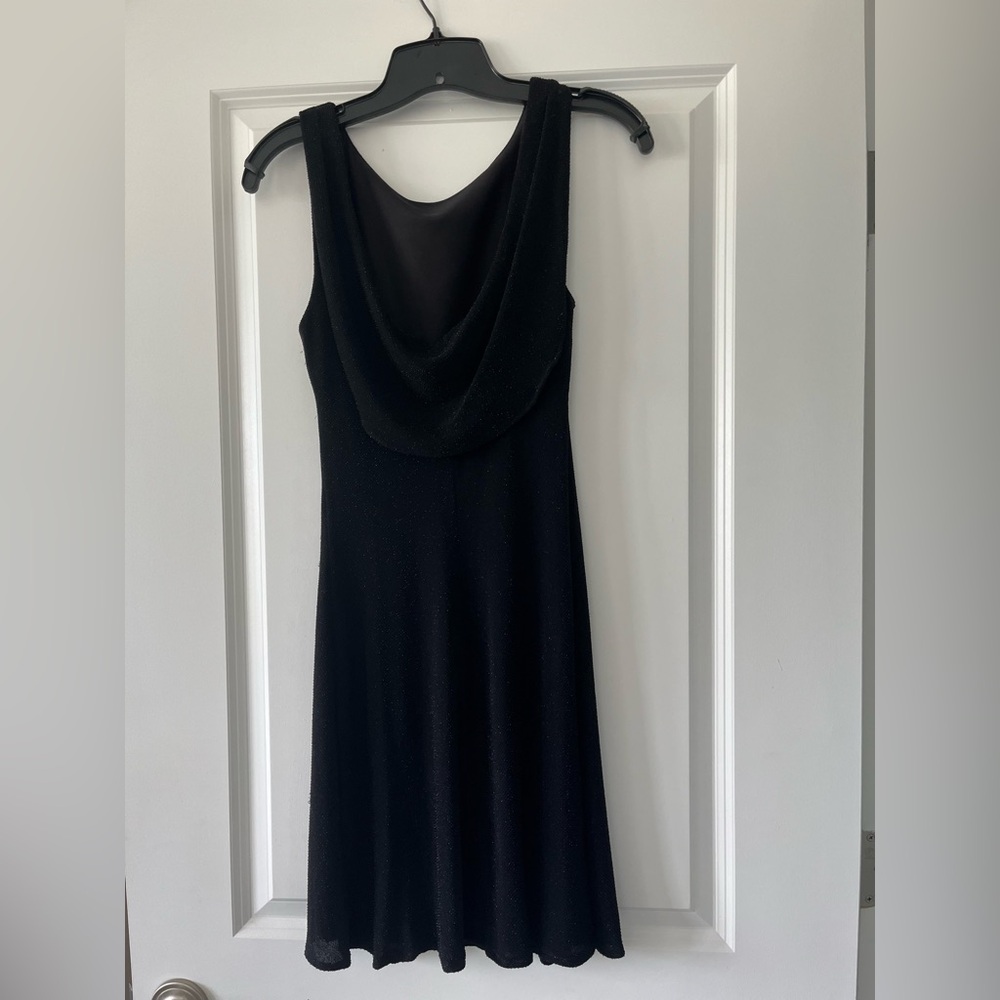 Women’s Black Dress with shimmer details